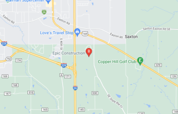 Epic Construction location map: 5674 SE State Rte FF, St. Joseph, MO