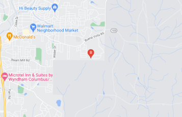 Columbus Concrete Guys location map: Servicing Columbus and Surrounding Areas, Columbus, Georgia