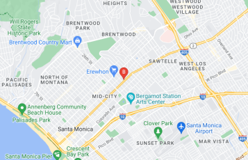 Printland location map: 2927 Santa Monica Blvd, Santa Monica, CA