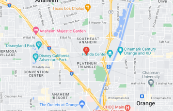 City Tile and Cabinets location map: 1535 S State College Blvd, Anaheim, CA