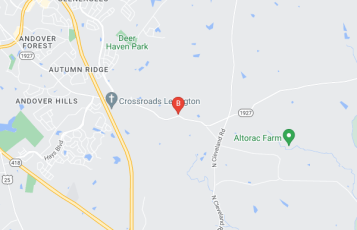 Lexington Concrete Construction location map: Servicing Lexington and Surrounding Areas, Lexington, Kentucky
