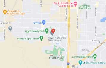 Menucopia location map: 10987 Royal Highlands St, LAS VEGAS, NV