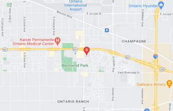 IGNI Web Agency location map: 2750 E Oak Hill Dr, Ontario, CA