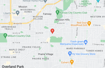 REconstruct location map: 6720 Tomahawk Rd, Mission Hills, Kansas