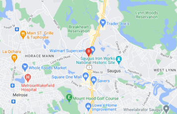 Lex Marketing Agency location map: 999 Broadway, Saugus, MA