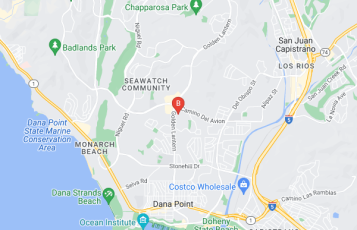 TotalAttract location map: 58 Terra Vista, Dana Point, CA