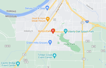 Nodaway Valley Bank location map: 6304 King Hill Ave, St Joseph, MO