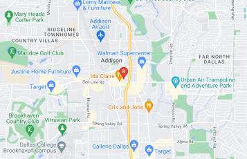 Flatbed Towing Service location map: 5080 Spectrum Dr, Addison, TX