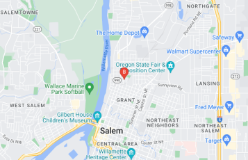 Dream Home Construction LLC location map: 1920 4th Street NE, Salem, OR