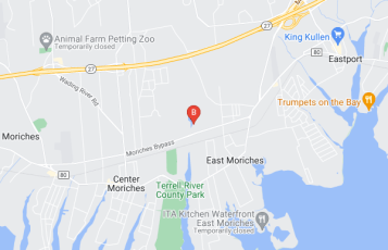 HVAC Long Island location map: 252 Walden Court, East Moriches, NY