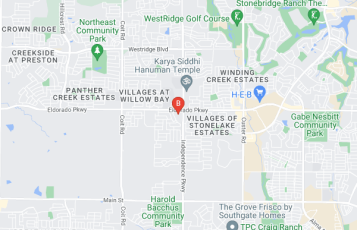 Mckinney Tow Truck Service location map: 11655 Independence Pky, Frisco, TX