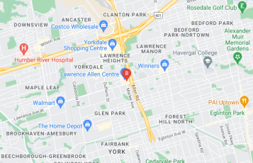 Ontario Conservatory of Music location map: 700 Lawrence Ave W, North York, ON M6A 3B4, Canada, North York, Ontario