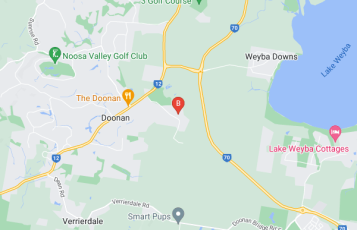 OzVac Gutter Cleaning location map: 103 Grays Road, Doonan, Queensland