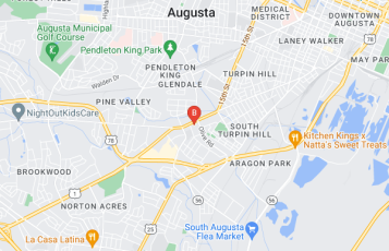 Augusta Asbestos Testing & Removal Pros location map: 8 Albright Ln, Augusta, GA