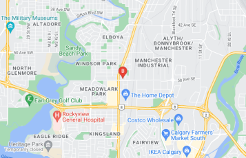 DermNurse Medical Aesthetics location map: 358 58 Ave SW Suite 110, Calgary, Alberta