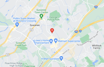 Restorative Results Therapy location map: 3461 Lawrenceville Suwanee Rd, Suwanee, GA