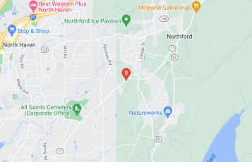 MB Sports Builders location map: 1059 Middletown Ave., Northford, CT