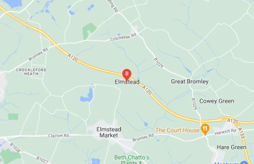 Ask Locksmiths location map: Elmstead, Colchester, Essex