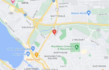 Best In Town Plumbing Syracuse location map: 15 Dippold Ave, Syracuse, NY