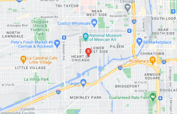 A1 Chicago Limousine and SUV location map: 1, Chicago, IL